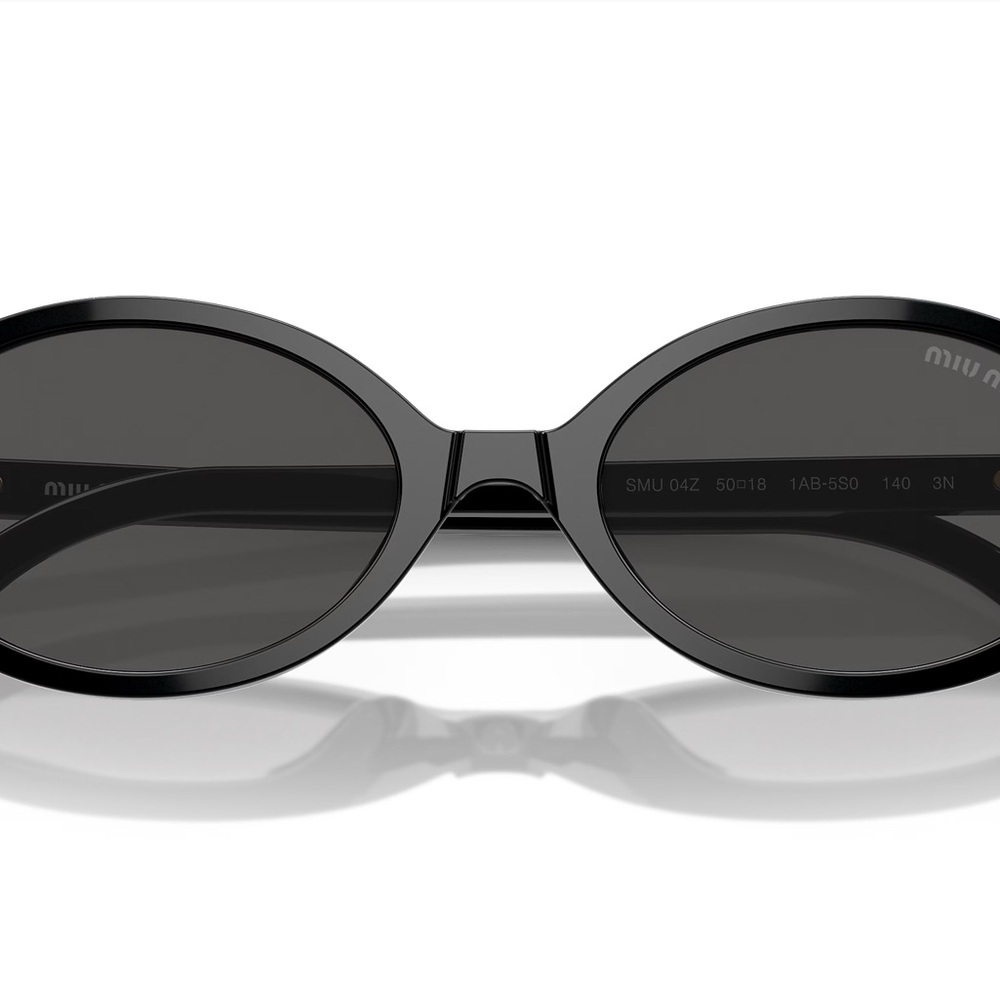 Miu Miu Sleek Black Sunglasses